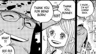 Kuma and Bonney as seen in the One Piece manga (Image credit: Shueisha)